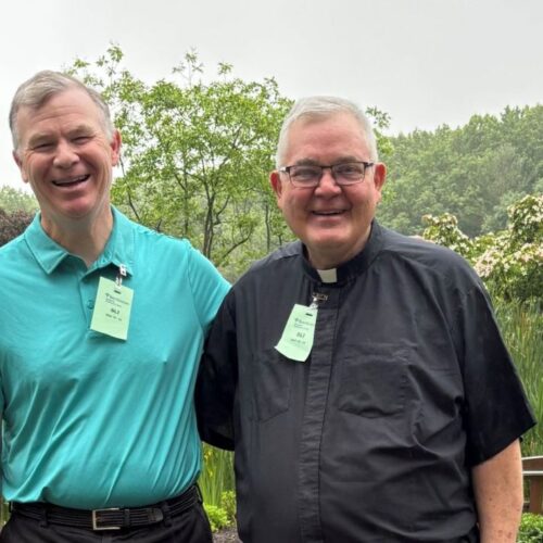 Stephen Carroll, Ph.D., LCPC, and Rev. Kenneth D. Phillips, TOR, M.S. at the recent Continuing Care workshop.