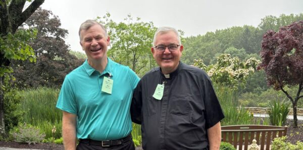 Stephen Carroll, Ph.D., LCPC, and Rev. Kenneth D. Phillips, TOR, M.S. at the recent Continuing Care workshop.