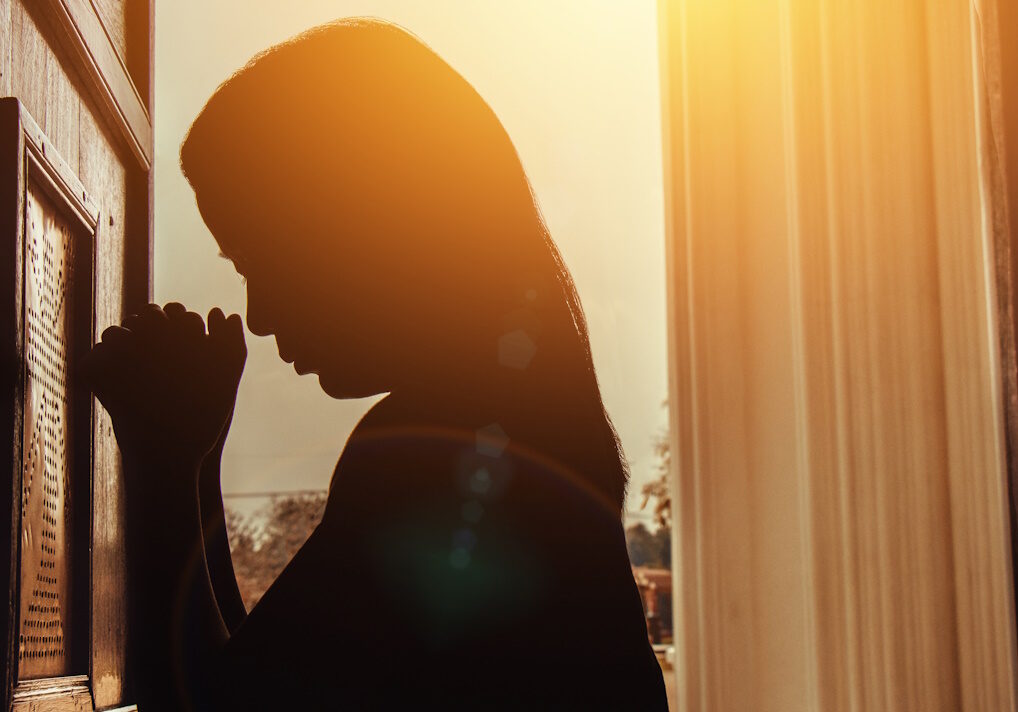 Woman praying