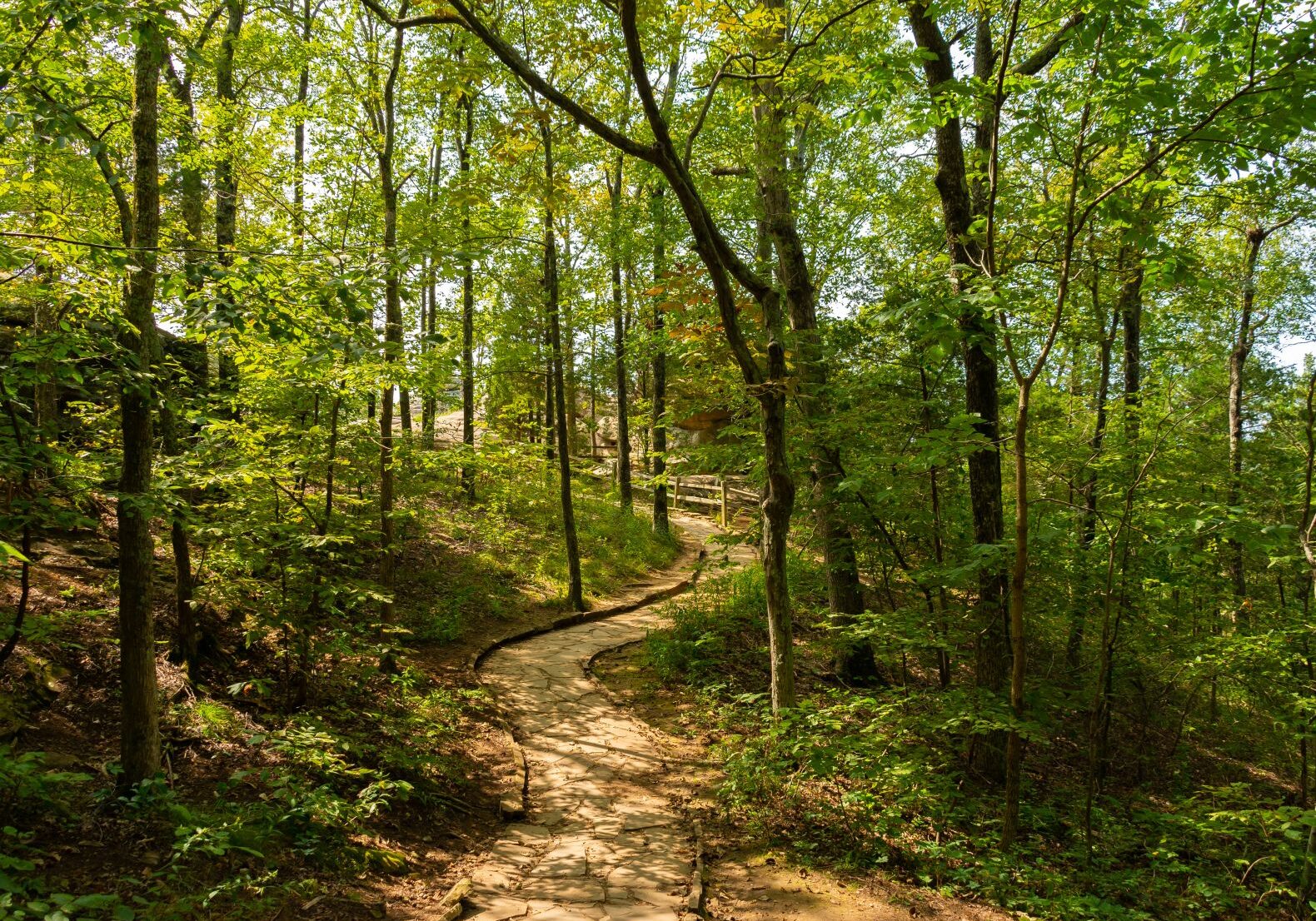 Hiking,Trail,Leading,To,The,Garden,Of,The,Gods,Overlooks.